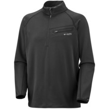 Columbia Sportswear Out and Back Shirt - Zip Neck, UPF 50, Long Sleeve (For Men) in Black - Closeouts