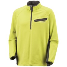 Columbia Sportswear Out and Back Shirt - Zip Neck, UPF 50, Long Sleeve (For Men) in Voltage - Closeouts