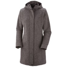 Columbia Sportswear Out-Of-Towner Long Jacket - Soft Shell (For Women) in Black - Closeouts