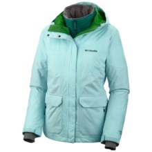 Columbia Sportswear Parallel Peak Omni-Heat® Interchange Jacket - 3-in-1 (For Women) in Blue Vapor Lumberjack Plaid - Closeouts