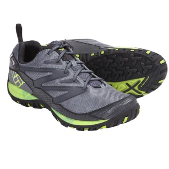 Columbia Sportswear Pathgrinder OutDry® Trail Shoes - Waterproof (For Men) in Charcoal/Wham