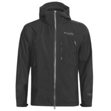 Columbia Sportswear Peak Ascent Shell Jacket - Titanium (For Men) in Black - Closeouts