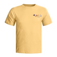 Columbia Sportswear Periodic Fishing Chart T-Shirt - Short Sleeve (For Big and Tall Men) in Cane - Closeouts