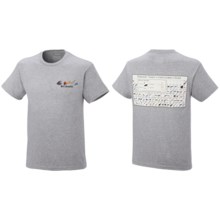 Columbia Sportswear Periodic Fishing Chart T-Shirt - Short Sleeve (For Men) in Grey Heather - Closeouts
