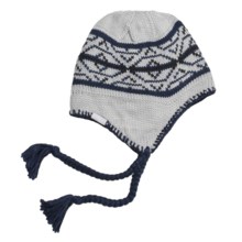 Columbia Sportswear Peruvian Hat (For Youth) in Oyster/Columbia Navy - Closeouts