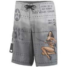Columbia Sportswear PFG Offshore Teaser Action Boardshorts - UPF 30 (For Men) in Cool Grey, Bomber Chick - Closeouts