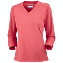Columbia Sportswear PFG Skiff Guide Shirt - UPF 30, 3/4 Sleeve (For Women) in Wild Melon - Closeouts