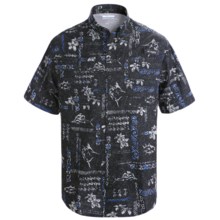 Columbia Sportswear PFG Super Tamiami Shirt - UPF 40, Short Sleeve (For Men) in Black/Island Graffiti - Closeouts