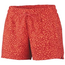 Columbia Sportswear PFG Wendigo Way Board Shorts - UPF 50 (For Women) in Corange/Coral Print - Closeouts