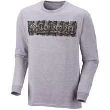 Columbia Sportswear PHG Branded 2 T-Shirt - UPF 15, Long Sleeve (For Men) in 039 Grey Heather - Closeouts