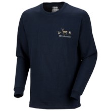 Columbia Sportswear PHG Periodic Hunting Chart Shirt - UPF 15, Long Sleeve (For Big and Tall Men) in Columbia Navy - Closeouts
