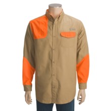 Columbia Sportswear PHG Sharptail II Shirt - Long Sleeve (For Men) in Sahara/Blaze Orange - Closeouts