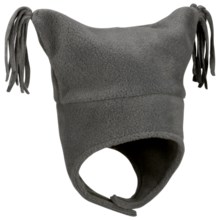 Columbia Sportswear Pigtail Beanie Hat - Fleece (For Toddlers) in Charcoal - Closeouts