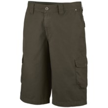 Columbia Sportswear Pioneer Peak Cargo Shorts - UPF 50 (For Big Men) in Peatmoss - Closeouts