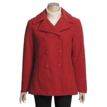 Columbia Sportswear Plush Pea Coat (For Women) in Red - Closeouts