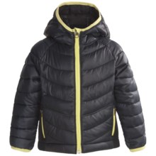 Columbia Sportswear Powder Lite Hybrid Puffer Jacket (For Girls) in Black - Closeouts
