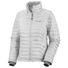 Columbia Sportswear Powerfly Omni-Heat® Down Jacket - 800 Fill Power (For Women) in Ice Grey - Closeouts