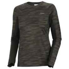 Columbia Sportswear Print Power Shirt - UPF 50, Long Sleeve (For Women) in Black Space Dye Print - Closeouts
