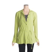 Columbia Sportswear Pucker Up Hoodie Tunic Shirt - UPF 15, Long Sleeve (For Women) in Leaf - Closeouts