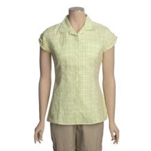 Columbia Sportswear Rad Plaid Shirt - Cotton Seersucker, Short Sleeve (For Women) in Coolant - Closeouts