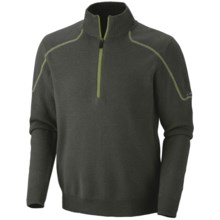 Columbia Sportswear Risco Run Sweater - Zip Neck (For Men) in Dark Moss - Closeouts