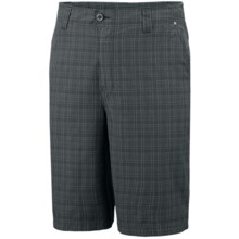 Columbia Sportswear Rugged Butte Novelty Shorts - UPF 30 (For Men) in Abyss Plaid - Closeouts