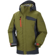 Columbia Sportswear Ryder Warmth Omni-Tech® Omni-Heat® Jacket - Long, Waterproof (For Boys) in Elm - Closeouts