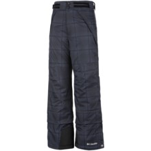 Columbia Sportswear Ryder Warmth Omni-Tech® Omni-Heat® Snow Pants - Waterproof (For Boys) in Black Ombre Plaid - Closeouts