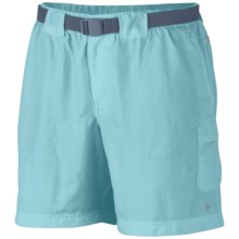 Columbia Sportswear Sandy River Cargo Shorts - UPF 30 (For Plus Size Women) in Clear Blue - Closeouts
