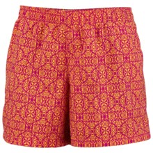 Columbia Sportswear Sandy River II Print Shorts - UPF 30 (For Women) in Fuchsia/Soleil - Closeouts