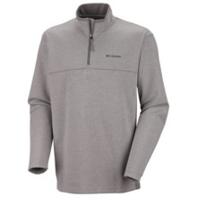 Columbia Sportswear Schuss Pullover Shirt - Zip Neck, Long Sleeve (For Men) in Stratus Heather - Closeouts