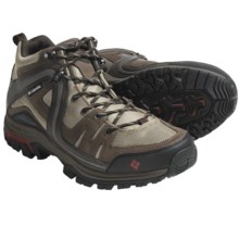 Columbia Sportswear Shastalavista Mid Hiking Shoes - Waterproof (For Men) in Tusk/Chili - Closeouts