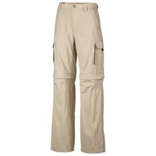 Columbia Sportswear Silver Ridge Convertible Pants - Mini Rip Nylon, UPF 50 (For Youth Boys) in Fossil - Closeouts
