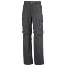 Columbia Sportswear Silver Ridge Convertible Pants - Mini Rip Nylon, UPF 50 (For Youth Boys) in Grill - Closeouts