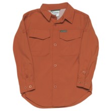 Columbia Sportswear Silver Ridge II Mini Rip Shirt - UPF 30, Long Sleeve (For Little Boys) in Flame - Closeouts
