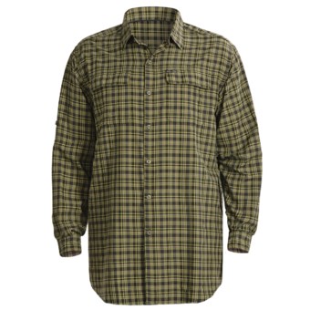 Columbia Sportswear Silver Ridge Plaid Shirt - UPF 30, Long Sleeve (For Big and Tall Men) in Dark Moss