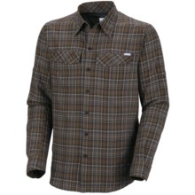 Columbia Sportswear Silver Ridge Plaid Shirt - UPF 30, Long Sleeve (For Big Men) in Marsh - Closeouts