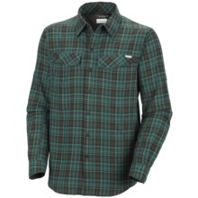 Columbia Sportswear Silver Ridge Plaid Shirt - UPF 30, Long Sleeve (For Men) in Emerald - Closeouts