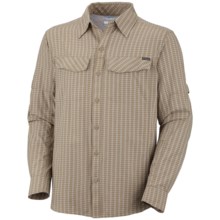 Columbia Sportswear Silver Ridge Plaid Shirt - UPF 30, Long Sleeve (For Men) in Fossil Mini Plaid - Closeouts