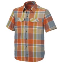 Columbia Sportswear Silver Ridge Plaid Shirt - UPF 30, Short Sleeve (For Men) in Heatwave Large Plaid - Closeouts