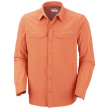 Columbia Sportswear Silver Ridge Shirt - UPF 50, Long Roll-Up Sleeve (For Men) in Bright Peach - Closeouts