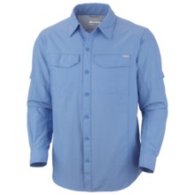 Columbia Sportswear Silver Ridge Shirt - UPF 50, Long Roll-Up Sleeve (For Men) in White Cap - Closeouts