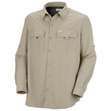 Columbia Sportswear Silver Ridge Shirt - UPF 50, Long Sleeve (For Tall Men) in Fossil - Closeouts