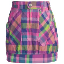 Columbia Sportswear Silver Ridge Skort - UPF 30 (For Little Girls) in Pink Taffy Plaid - Closeouts