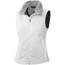 Columbia Sportswear Sleet to Street Vest - Insulated (For Plus Size Women) in Sea Salt - Closeouts