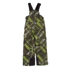 Columbia Sportswear Snow Check Bib Snow Pants - Insulated, Grow Cuffs (For Boys) in Tank Plaid - Closeouts