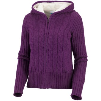 Columbia Sportswear Snow Honey Hoodie Sweater (For Women) in Plum