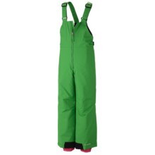 Columbia Sportswear Snow Slope Bib Overalls - Insulated (For Girls) in Fuse Green - Closeouts