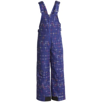 Columbia Sportswear Snow Slope Bib Overalls - Insulated (For Girls) in Light Grape Star Print