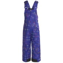 Columbia Sportswear Snow Slope Bib Overalls - Insulated (For Toddlers) in Light Grape Star Print - Closeouts